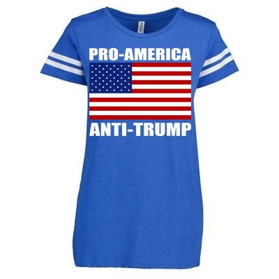 Pro America Anti Trump Enza Ladies Jersey Football T-Shirt