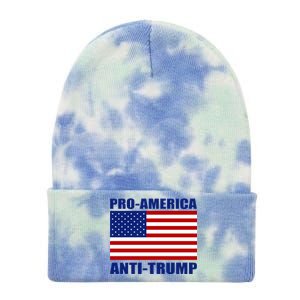 Pro America Anti Trump Tie Dye 12in Knit Beanie