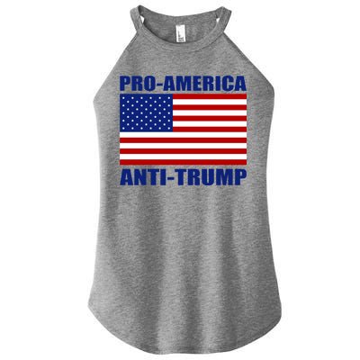 Pro America Anti Trump Women's Perfect Tri Rocker Tank