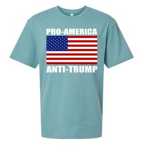 Pro America Anti Trump Sueded Cloud Jersey T-Shirt