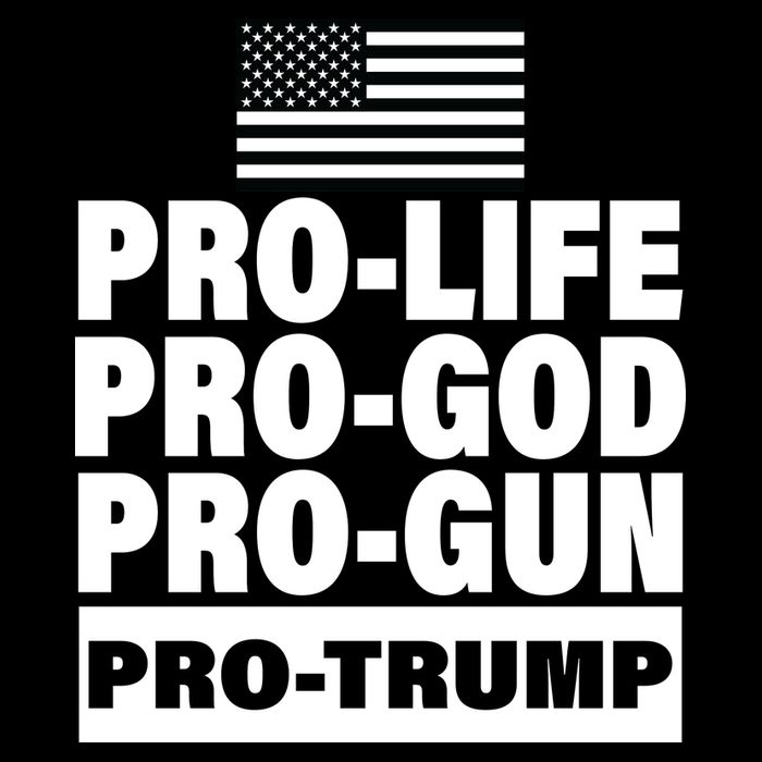 Pro-Life Pro-God Pro-Gun Pro-Trump Apron