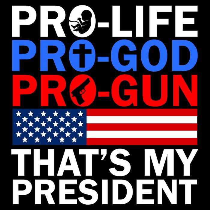 Pro-Life Pro-God Pro-Gun That's My President Impact Tech Backpack