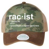Pro Republican Funny The Liberal Racist Definition Legacy Tie Dye Trucker Hat
