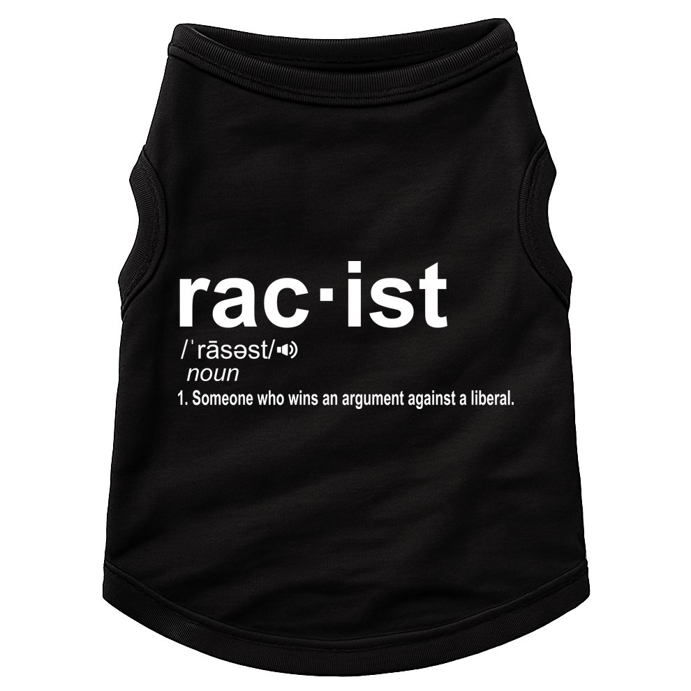 Pro Republican Funny The Liberal Racist Definition Doggie Tank