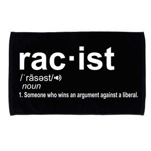 Pro Republican Funny The Liberal Racist Definition Microfiber Hand Towel