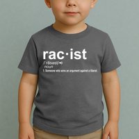 Pro Republican Funny The Liberal Racist Definition Toddler T-Shirt