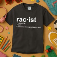 Pro Republican Funny The Liberal Racist Definition Kids T-Shirt