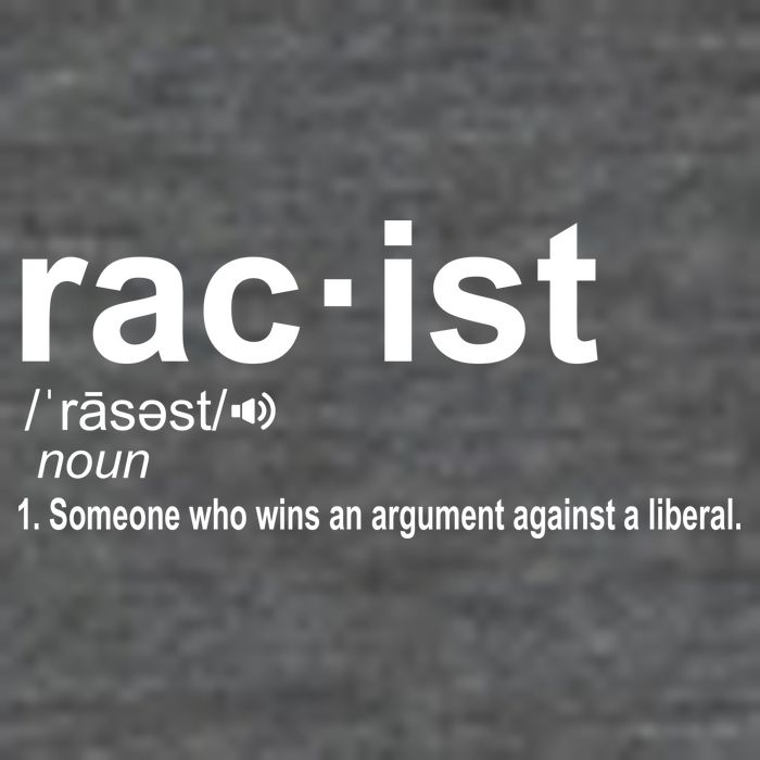Pro Republican Funny The Liberal Racist Definition Kids T-Shirt