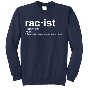 Pro Republican Funny The Liberal Racist Definition Sweatshirt