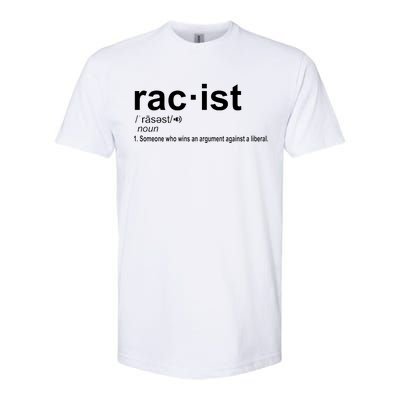 Pro Republican Funny The Liberal Racist Definition Softstyle® CVC T-Shirt