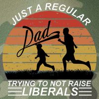 Pro Republican Just A Regular Dad Trying Not To Raise Liberals Legacy Tie Dye Trucker Hat