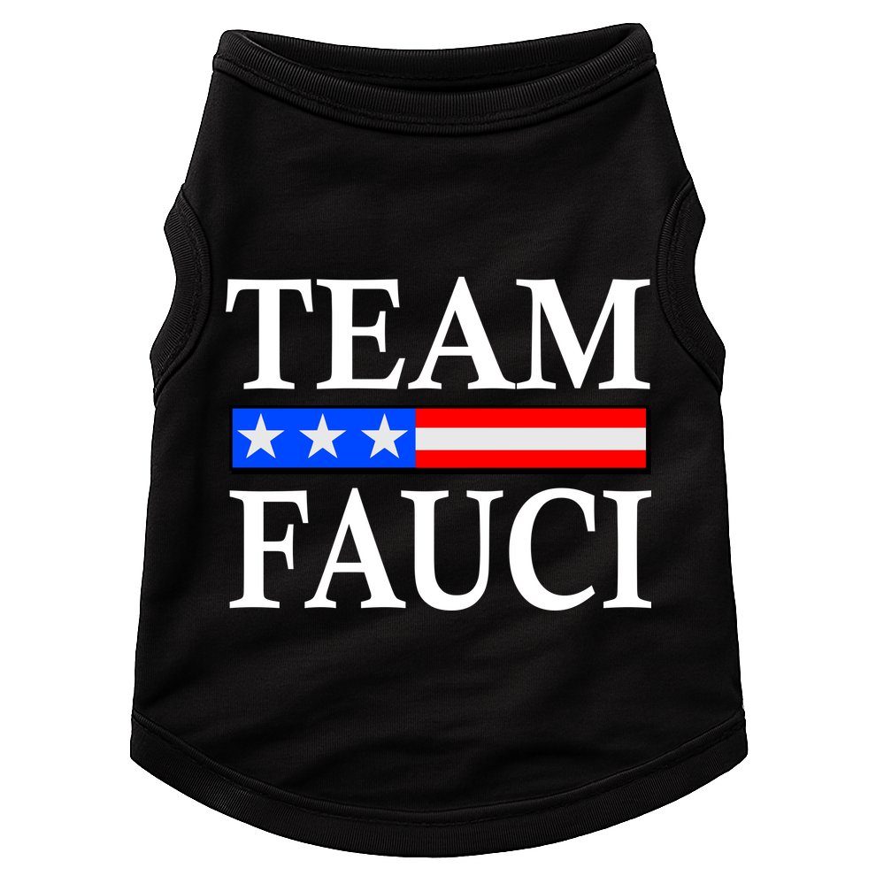 Pro Team Dr Fauci USA Flag Doggie Tank