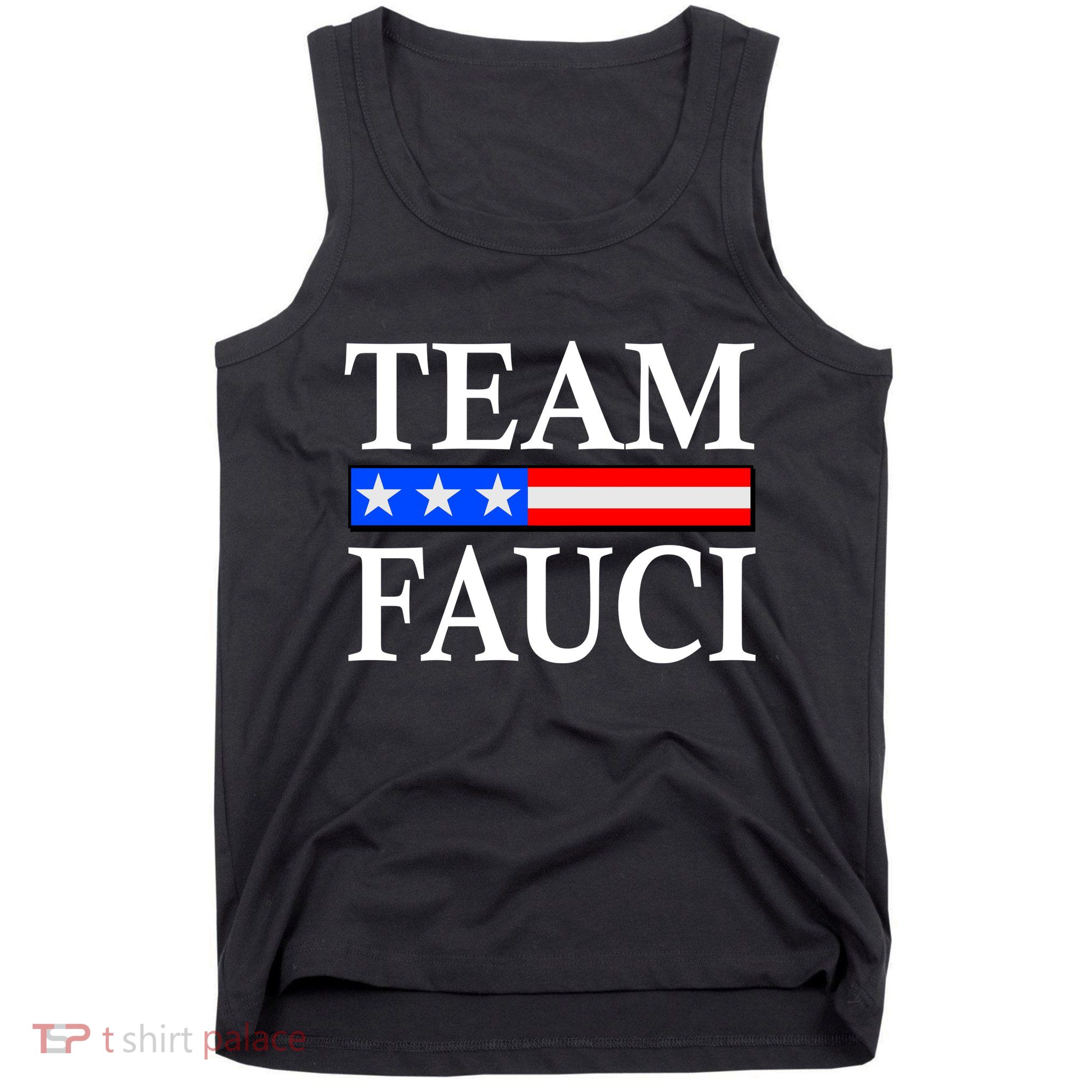 Pro Team Dr Fauci USA Flag Tank Top