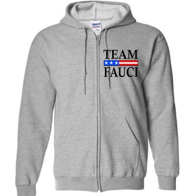 Pro Team Dr Fauci USA Flag Full Zip Hoodie