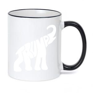 Pro Trump Elephant 11oz Black Color Changing Mug