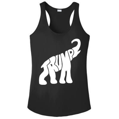 Pro Trump Elephant Ladies PosiCharge Competitor Racerback Tank