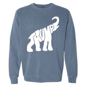 Pro Trump Elephant Garment-Dyed Sweatshirt