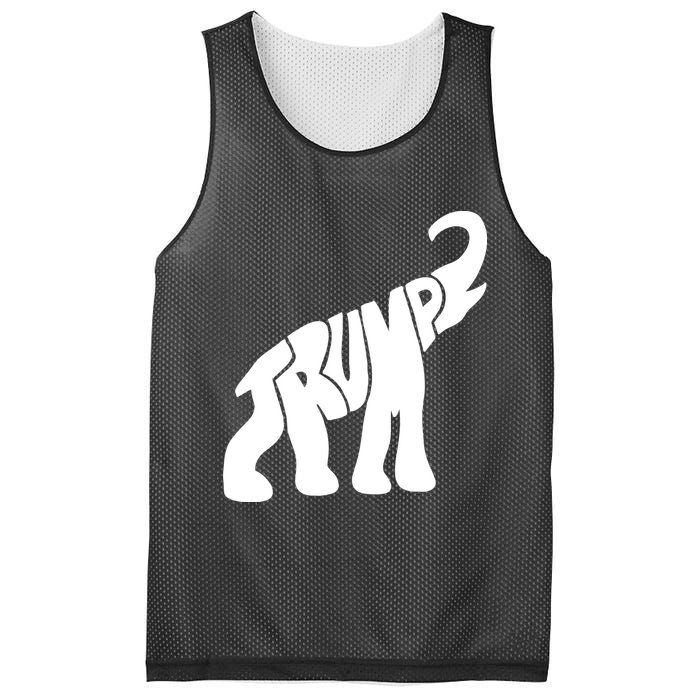 Pro Trump Elephant Mesh Reversible Basketball Jersey Tank