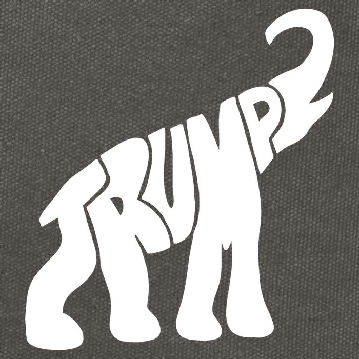Pro Trump Elephant Cotton Canvas Backpack