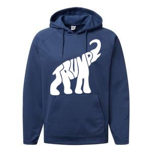 Pro Trump Elephant Performance Fleece Hoodie