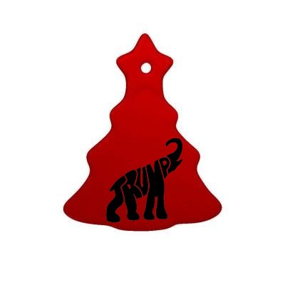 Pro Trump Elephant Ceramic Tree Ornament