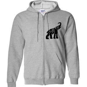 Pro Trump Elephant Full Zip Hoodie