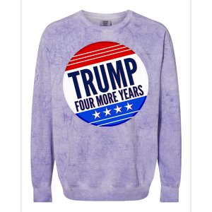 Pro Trump Four More Years Colorblast Crewneck Sweatshirt