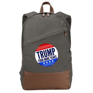 Pro Trump Four More Years Cotton Canvas Backpack