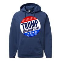 Pro Trump Four More Years Performance Fleece Hoodie