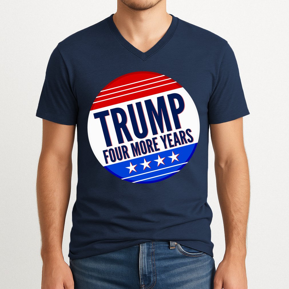 Pro Trump Four More Years V-Neck T-Shirt