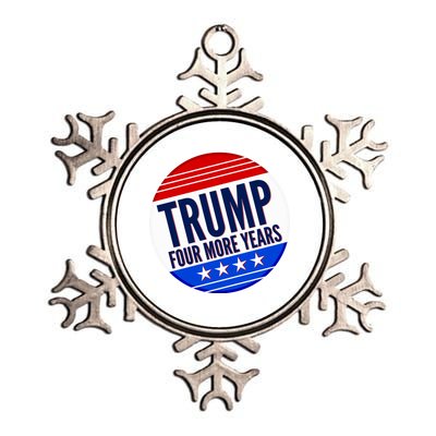 Pro Trump Four More Years Metallic Star Ornament