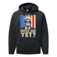 Pro Trump Miss Me Yet! Performance Fleece Hoodie