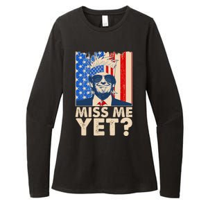 Pro Trump Miss Me Yet! Womens CVC Long Sleeve Shirt