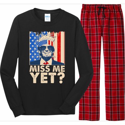 Pro Trump Miss Me Yet! Long Sleeve Pajama Set