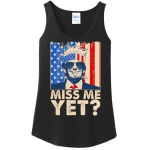 Pro Trump Miss Me Yet! Ladies Essential Tank