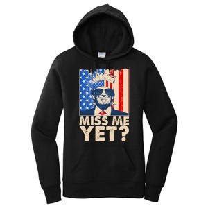 Pro Trump Miss Me Yet! Women's Pullover Hoodie