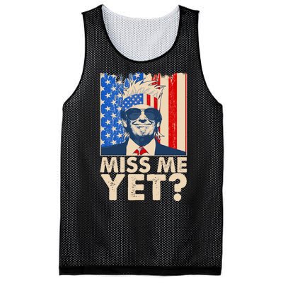 Pro Trump Miss Me Yet! Mesh Reversible Basketball Jersey Tank