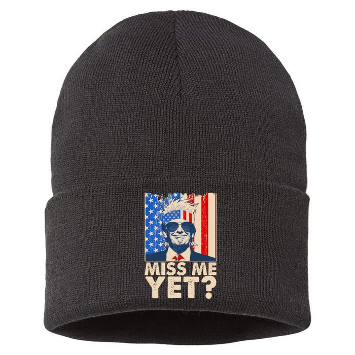 Pro Trump Miss Me Yet! Sustainable Knit Beanie