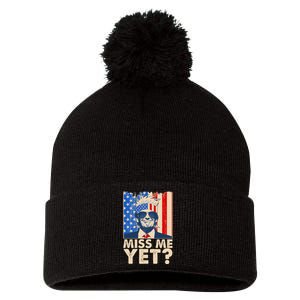 Pro Trump Miss Me Yet! Pom Pom 12in Knit Beanie