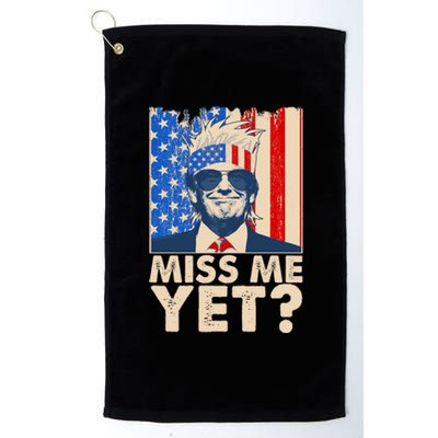 Pro Trump Miss Me Yet! Platinum Collection Golf Towel