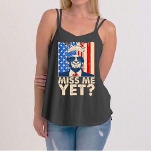 Pro Trump Miss Me Yet! Women's Strappy Tank