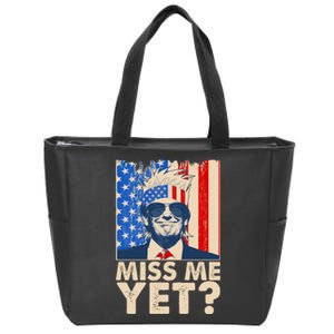 Pro Trump Miss Me Yet! Zip Tote Bag