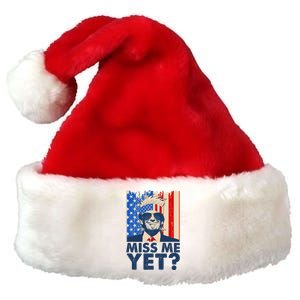 Pro Trump Miss Me Yet! Premium Christmas Santa Hat