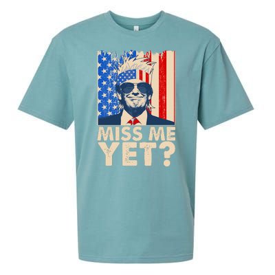 Pro Trump Miss Me Yet! Sueded Cloud Jersey T-Shirt