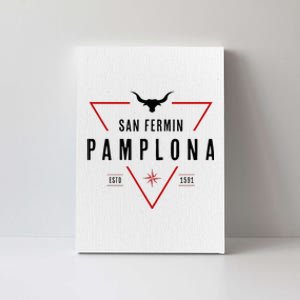 Pamplona Running Of The Bulls San Fermin Canvas