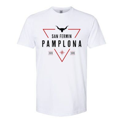 Pamplona Running Of The Bulls San Fermin Softstyle® CVC T-Shirt