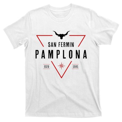 Pamplona Running Of The Bulls San Fermin T-Shirt