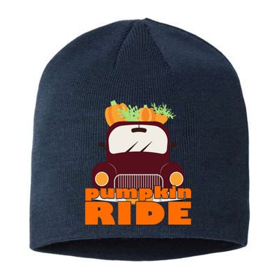 Pumpkin Ride October Fall Sustainable Beanie