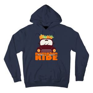 Pumpkin Ride October Fall Tall Hoodie