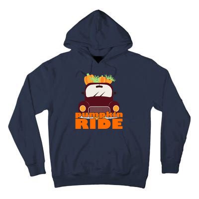 Pumpkin Ride October Fall Tall Hoodie